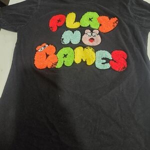 Colorful 'Play No Games' T-Shirt